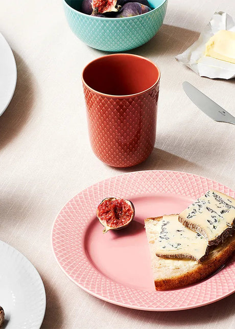 Rhombe krus, terracotta fra Lyngby Porcelæn - 2 - Jacobsen Plus