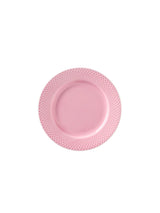 Rhombe tallerken, rosa Ø21 cm fra Lyngby Porcelæn - 1 - Jacobsen Plus