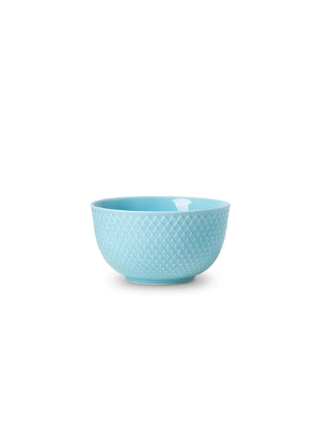 Rhombe skål Ø11 cm fra Lyngby Porcelæn - Turkis - Jacobsen Plus