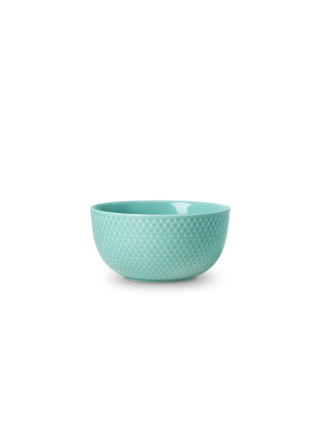 Rhombe skål Ø13 cm fra Lyngby Porcelæn - Aqua - Jacobsen Plus