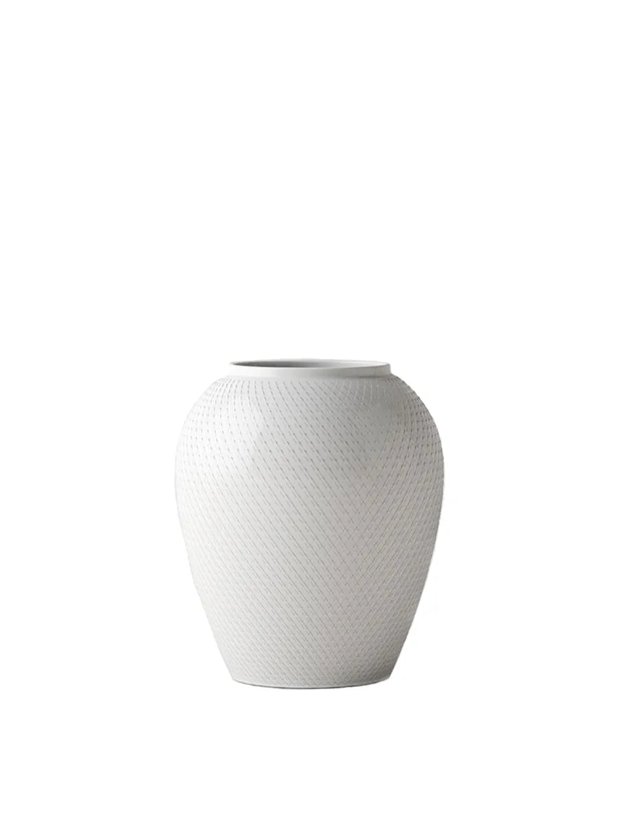 Rhombe vase fra Lyngby Porcelæn