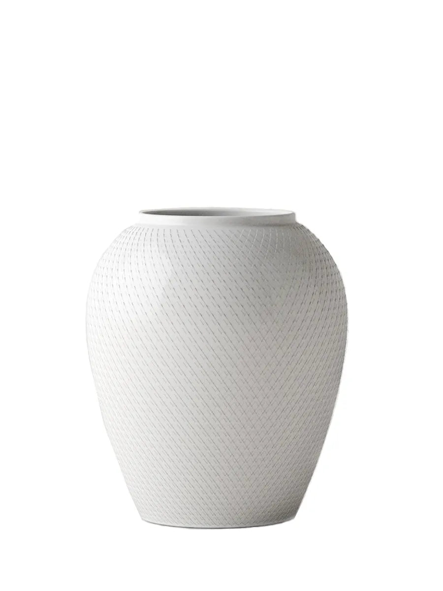Rhombe vase fra Lyngby Porcelæn