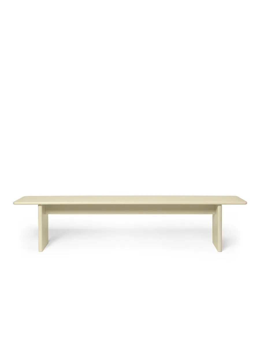 Rink Bench, 200 cm fra Ferm Living - Eggshell - Jacobsen Plus