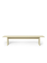 Rink Bench, 200 cm fra Ferm Living - Eggshell - Jacobsen Plus