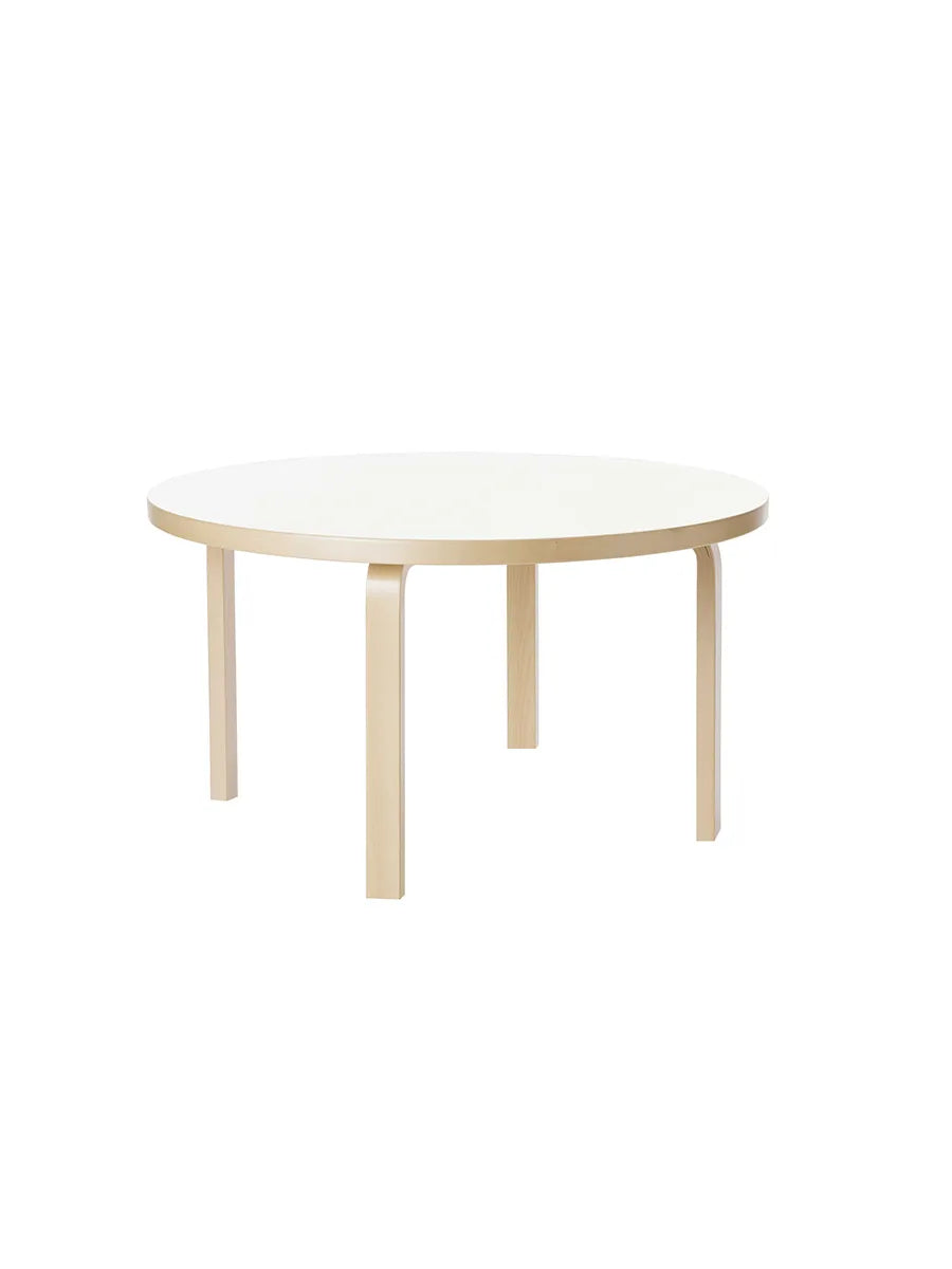 Aalto Children's Table Round fra Artek - Hvid Laminat - Jacobsen Plus