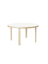 Aalto Children's Table Round fra Artek - Hvid Laminat - Jacobsen Plus
