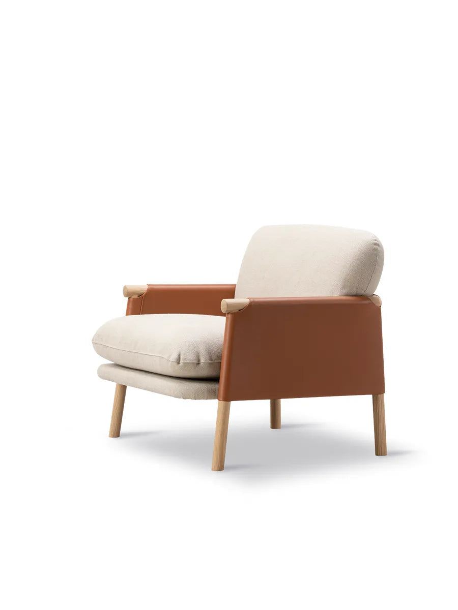 Savannah Loungestol, grand linen/max 95 fra Fredericia Furniture - 3 - Jacobsen Plus