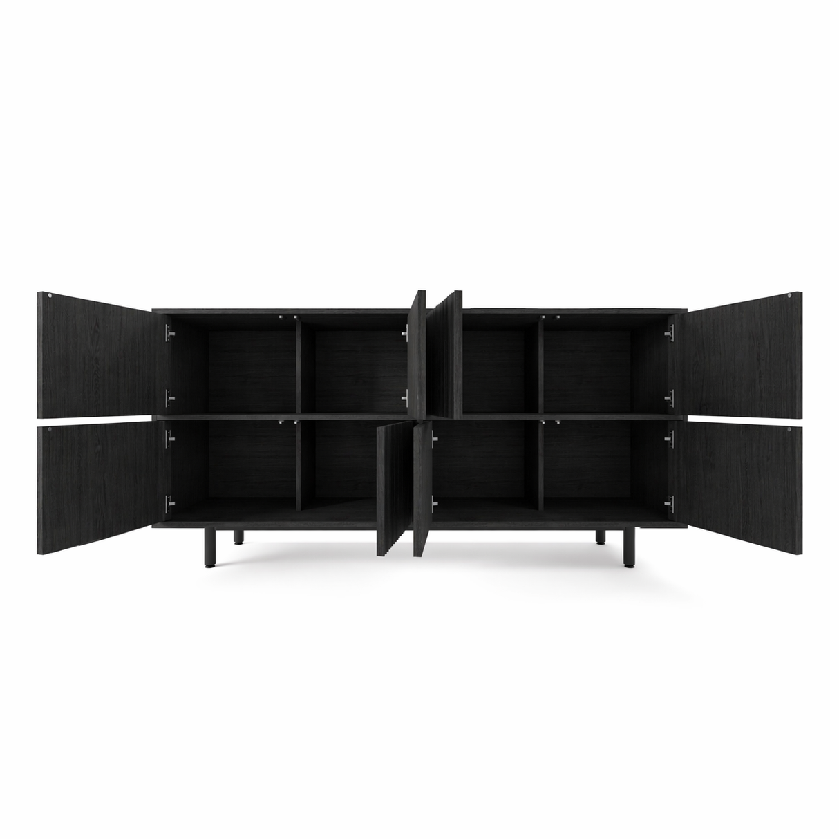 Seiton kabinet, høj, sort eg fra Stellar Works - 2 - Jacobsen Plus