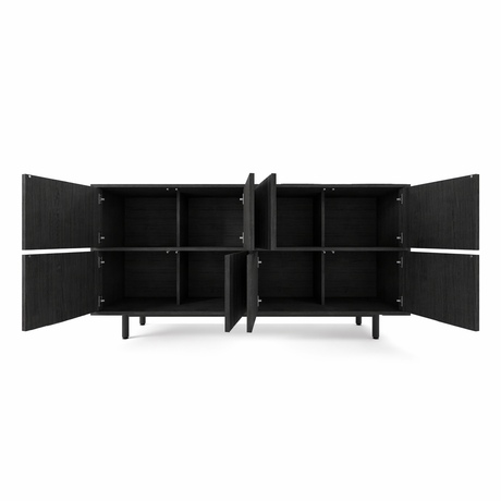 Seiton kabinet, høj, sort eg fra Stellar Works - 2 - Jacobsen Plus