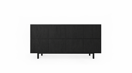 Seiton kabinet, høj, sort eg fra Stellar Works - 1 - Jacobsen Plus