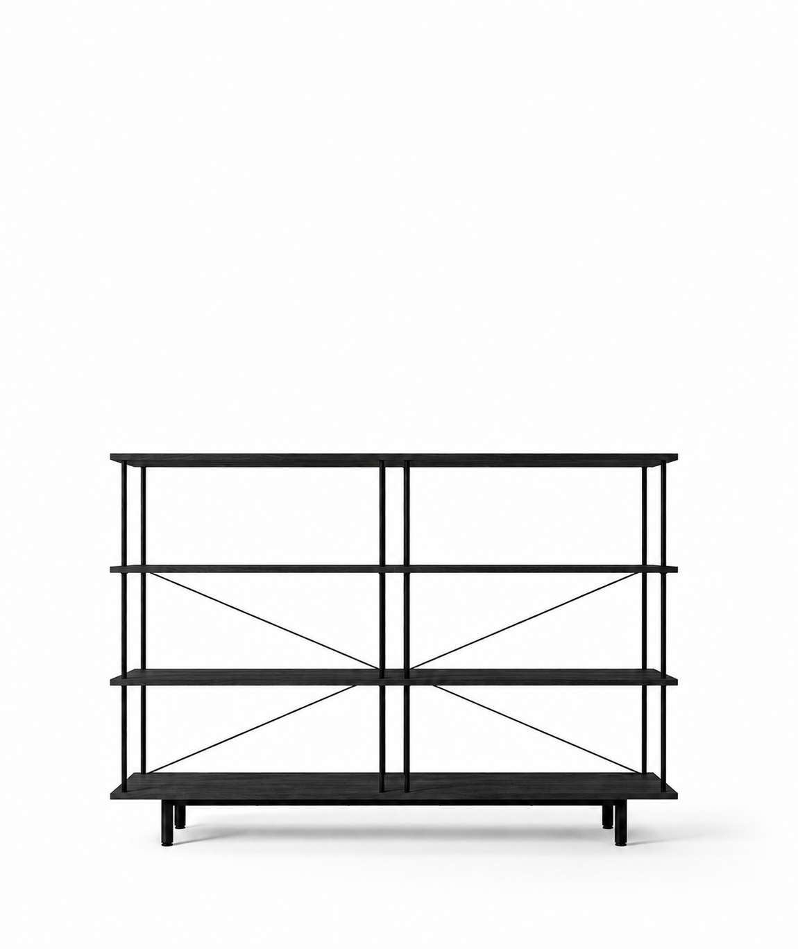 Seiton reol 4 i sort eg fra Stellar Works - 1 - Jacobsen Plus