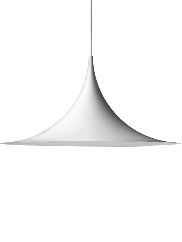 Semi Pendel fra GUBI - Mat hvid / Ø30cm - Jacobsen Plus