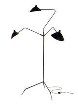 Standing Lamp w/3 Heads/Arms af Serge Mouille