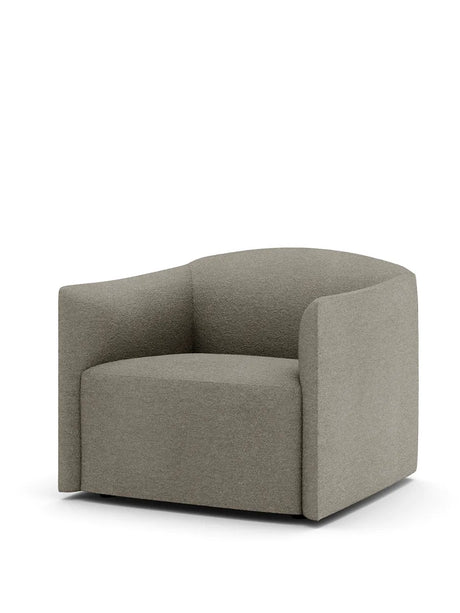 Shore Lounge Chair Extended Base, dark taupe fra New Works - 4 - Jacobsen Plus