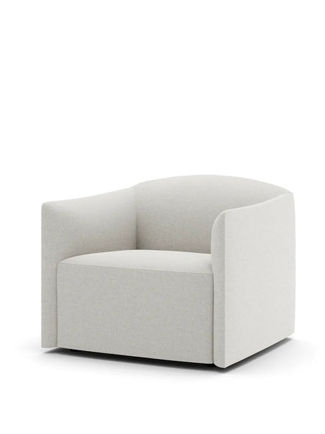 Shore Lounge Chair Extended Base, quill fra New Works - 5 - Jacobsen Plus