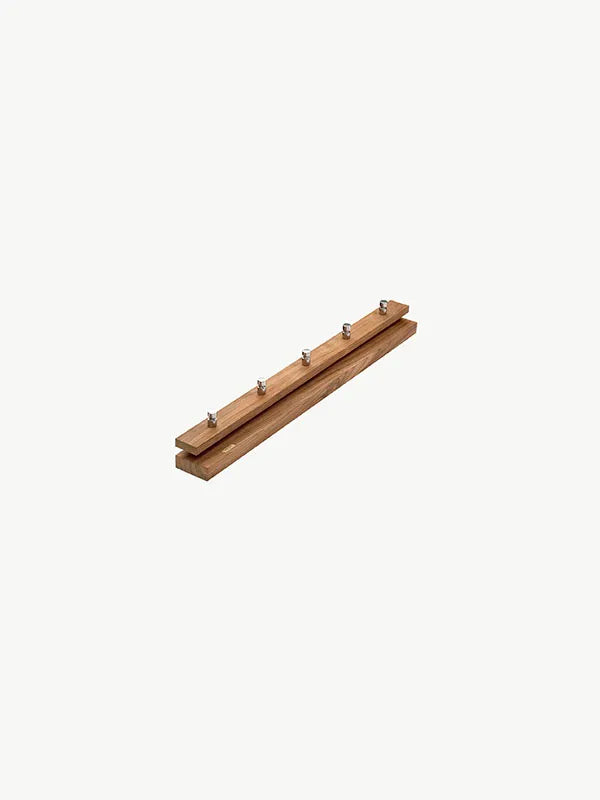 Skagerak Cutter Knagerække fra Fritz Hansen - Teak / 72 cm 5 knager - Jacobsen Plus