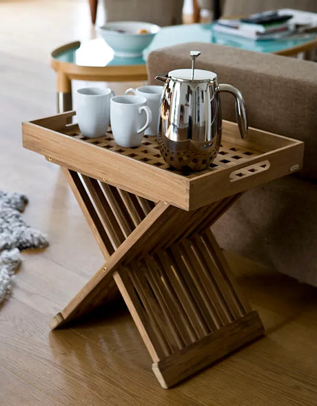 Skagerak Fionia Taburet fra Fritz Hansen - Teak - Jacobsen Plus