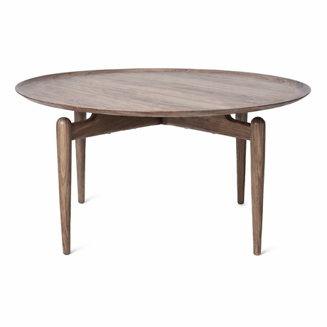 Slow sofabord Ø80 cm, valnød fra Stellar Works - 1 - Jacobsen Plus