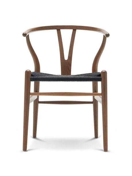 Y-stol CH24, Eg røget olie med sort flet af Hans J. Wegner - 1 - Jacobsen Plus