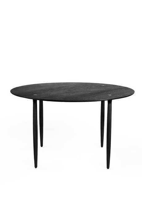 Slow spisebord Ø125 cm, sort eg fra Stellar Works - 1 - Jacobsen Plus