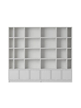 Stacked Storage System, bookcase 1 fra Muuto - Grey - Jacobsen Plus