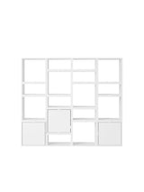 Stacked Storage System, bookcase 4 fra Muuto - White - Jacobsen Plus