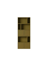 Stacked Storage System, bookcase 8 fra Muuto - Brown Green - Jacobsen Plus