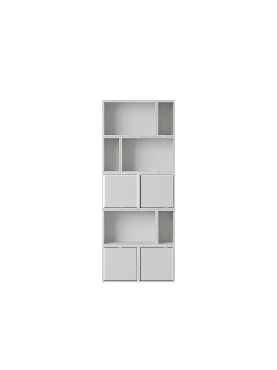 Stacked Storage System, bookcase 8 fra Muuto - Grey - Jacobsen Plus