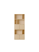 Stacked Storage System, bookcase 8 fra Muuto - Oak - Jacobsen Plus