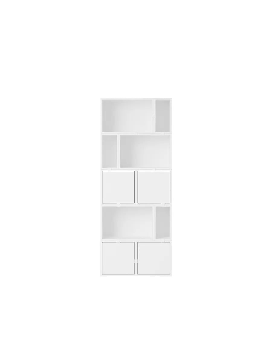 Stacked Storage System, bookcase 8 fra Muuto - White - Jacobsen Plus