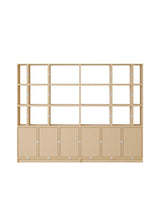 Stacked Storage System, office storage 2 fra Muuto - Oak - Jacobsen Plus