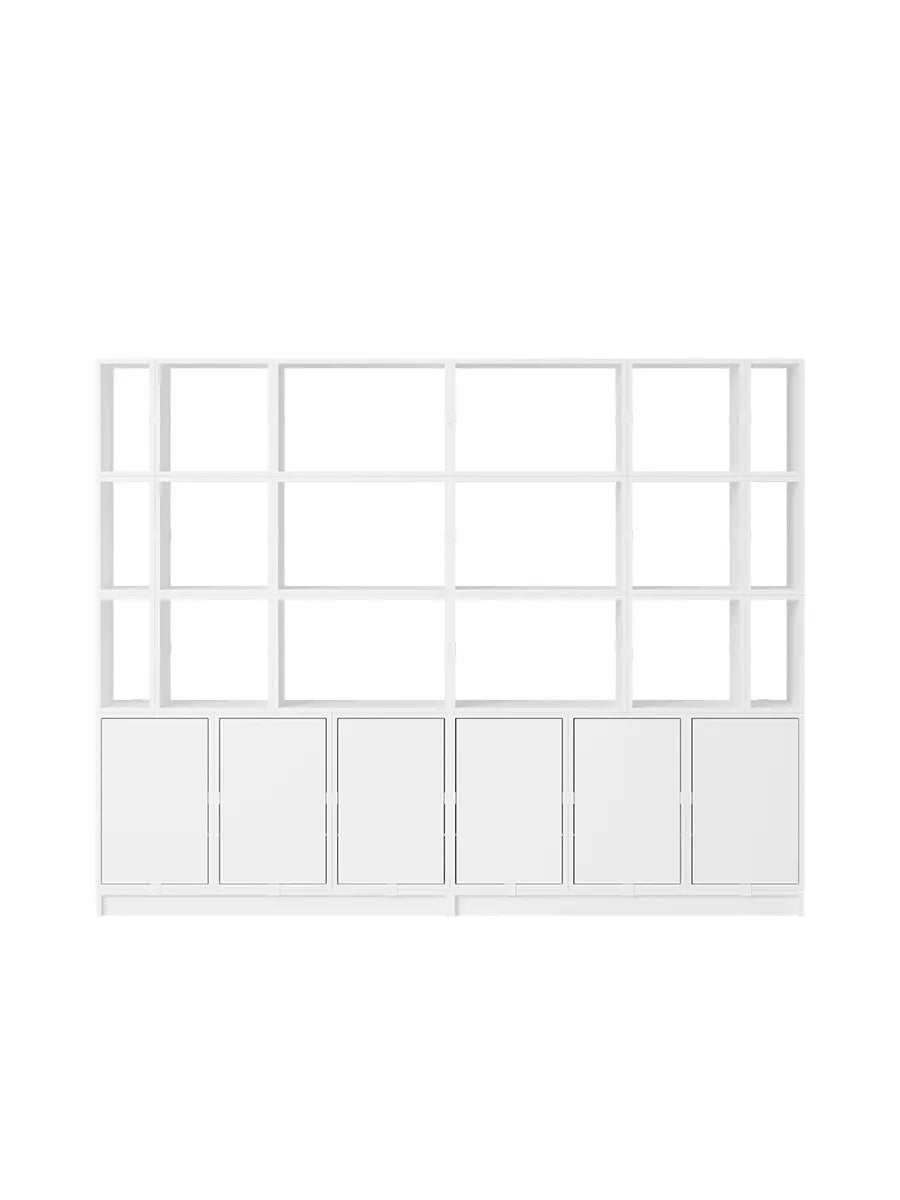 Stacked Storage System, office storage 2 fra Muuto - White - Jacobsen Plus