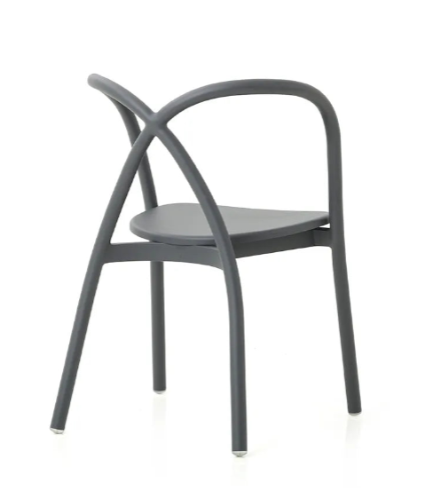 Ming cafésæt m. 3 stole og 1 bord, aluminium, grå fra Stellar Works - 4 - Jacobsen Plus