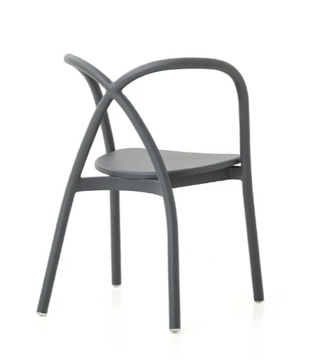 Ming cafésæt m. 3 stole og 1 bord, aluminium, grå fra Stellar Works - 4 - Jacobsen Plus