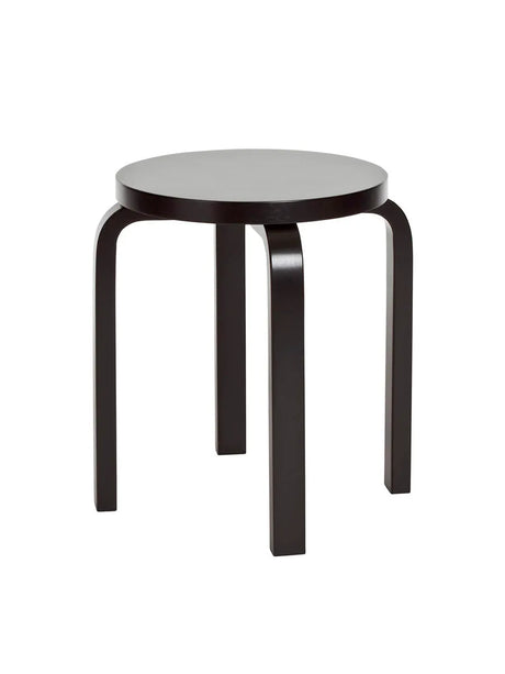 Stool E60, sortlakeret fra Artek - 1 - Jacobsen Plus