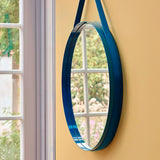 Strap Mirror No 2 Ø50 Red - Spejl fra Hay - 2 - Jacobsen Plus