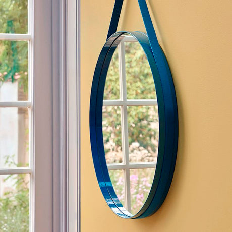 Strap Mirror No 2 Ø50 Red - Spejl fra Hay - 2 - Jacobsen Plus