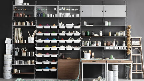 Kontor, bundle E fra String - Hvid - hvid - Jacobsen Plus