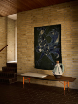 Bordbænk, lys blå stel af Finn Juhl - 1 - Jacobsen Plus