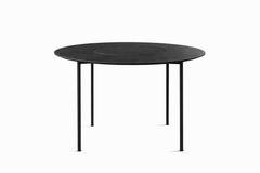 Crawford rundt spisebord 2, Ø120cm, eg sort fra Stellar Works