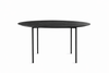 Crawford rundt spisebord 2, Ø160cm, eg sort fra Stellar Works