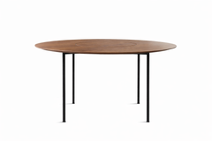 Crawford rundt spisebord 2, Ø160cm, valnød fra Stellar Works