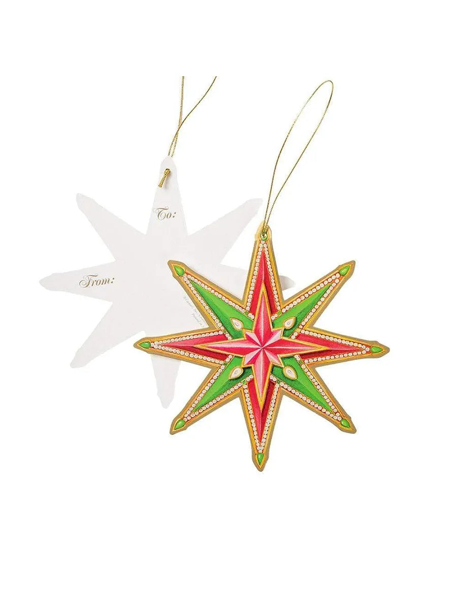 Gavemærker, stjerne, 4. stk fra Caspari