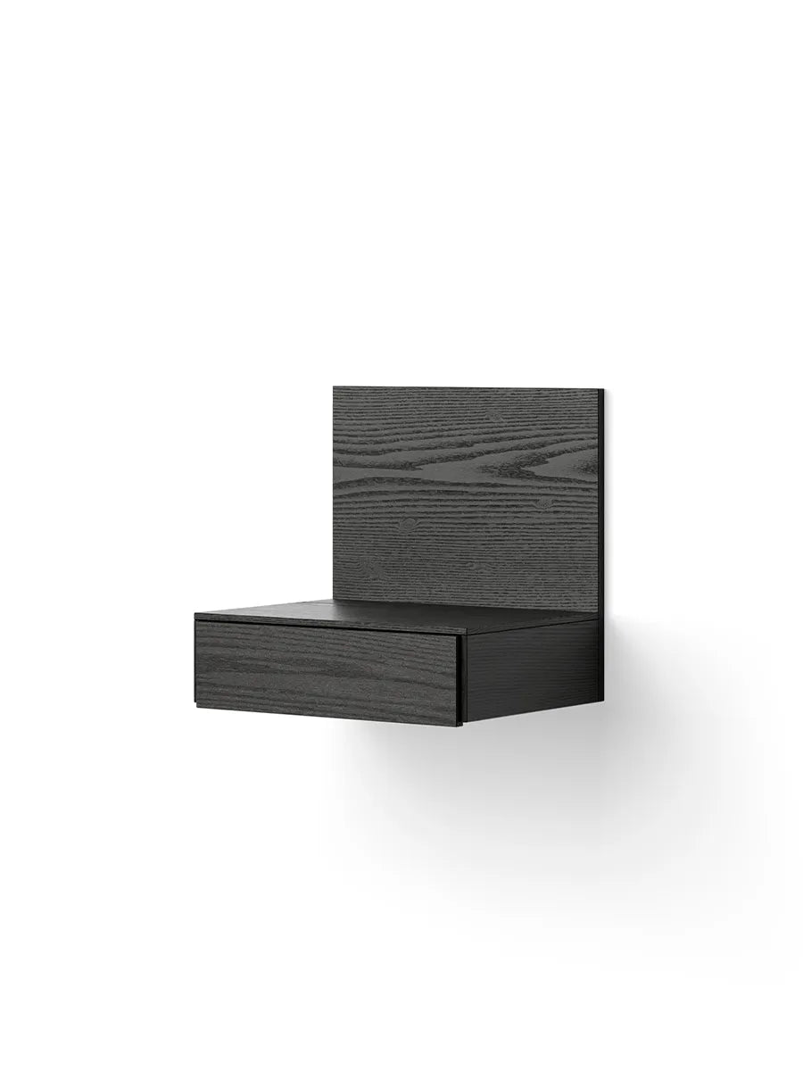 Tana Wall Mounted Nightstand, black stained oak fra New Works - 1 - Jacobsen Plus