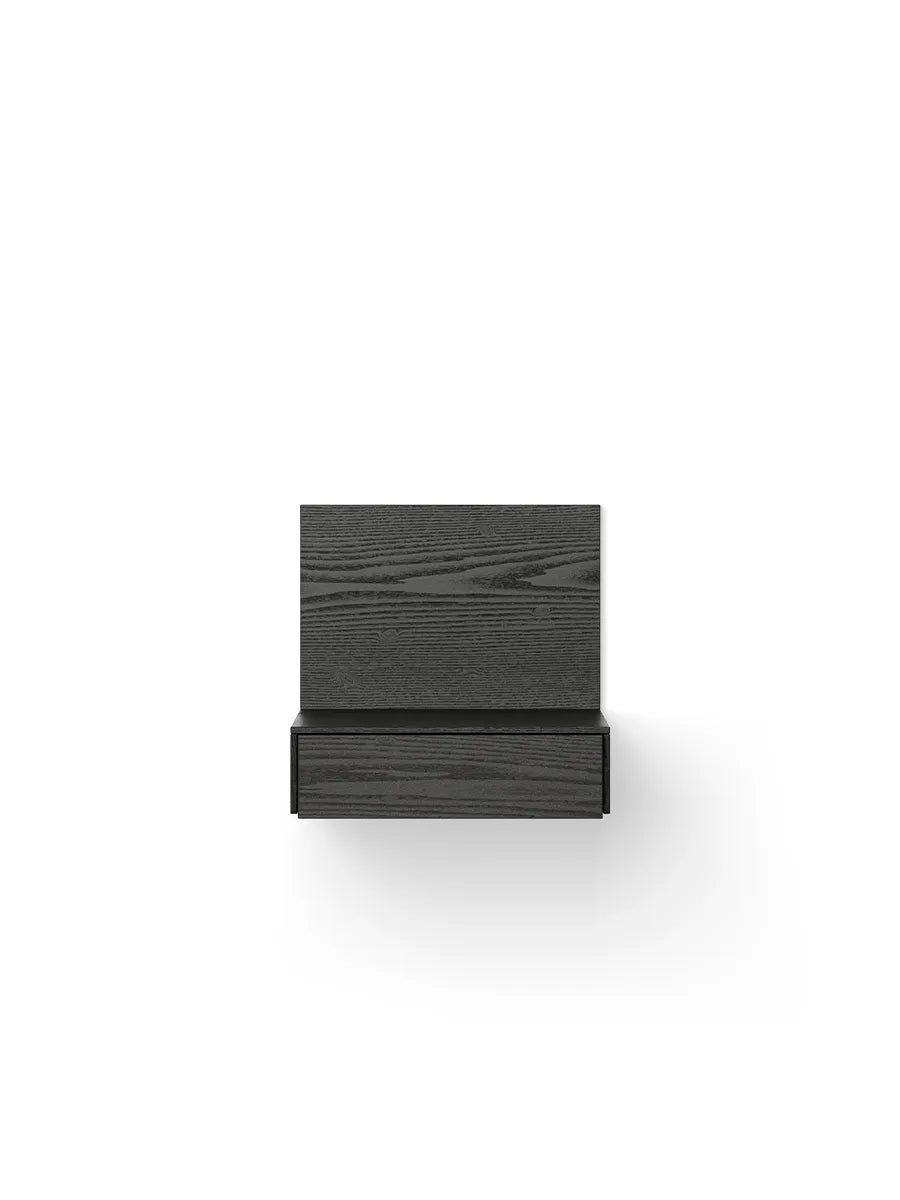 Tana Wall Mounted Nightstand, black stained oak fra New Works - 3 - Jacobsen Plus