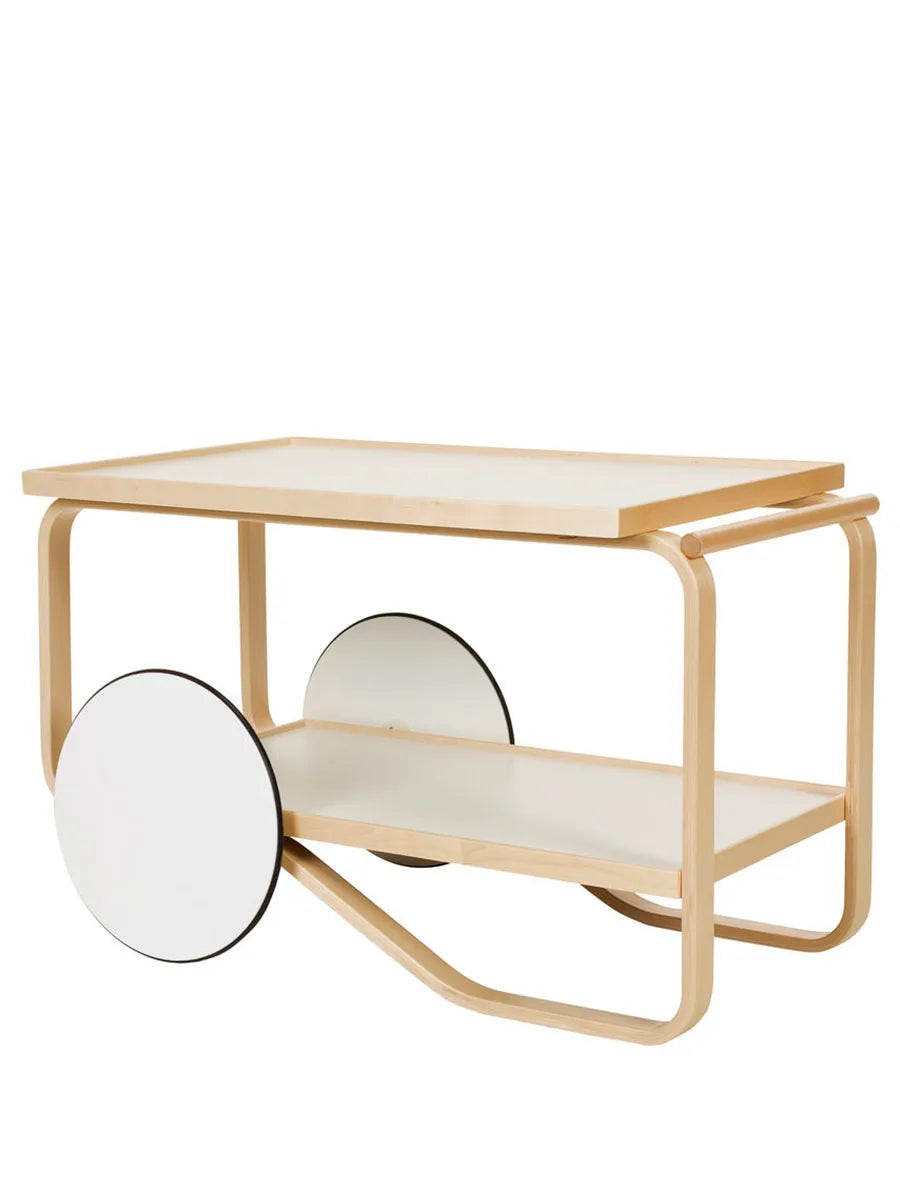 Tea Trolley 901 fra Artek - Hvid - Jacobsen Plus