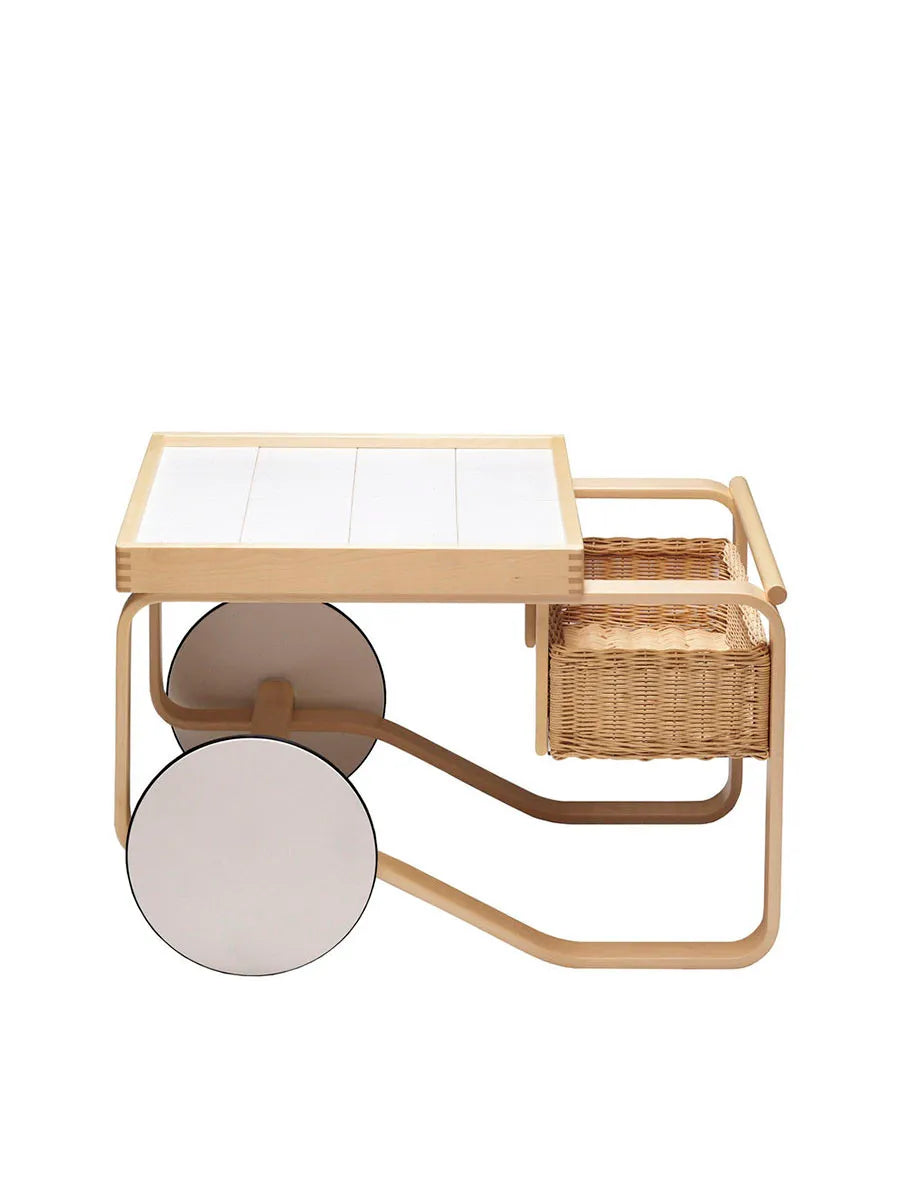 Tea Trolley 900 fra Artek - Hvid - Jacobsen Plus