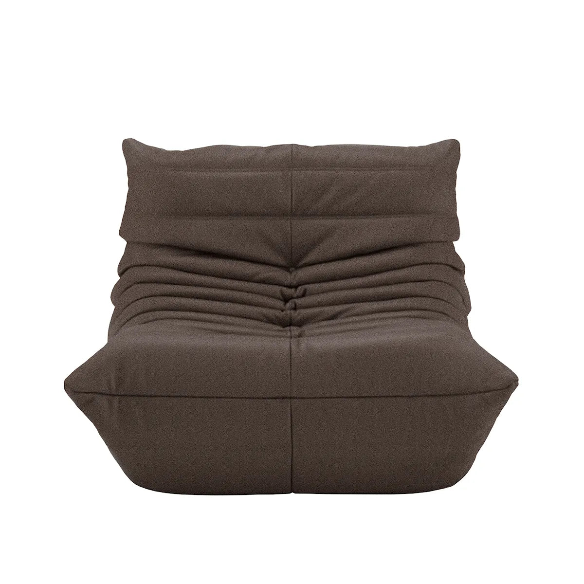 Togo Lænestol fra Ligne Roset - Alcantara Brown Y781 - Jacobsen Plus