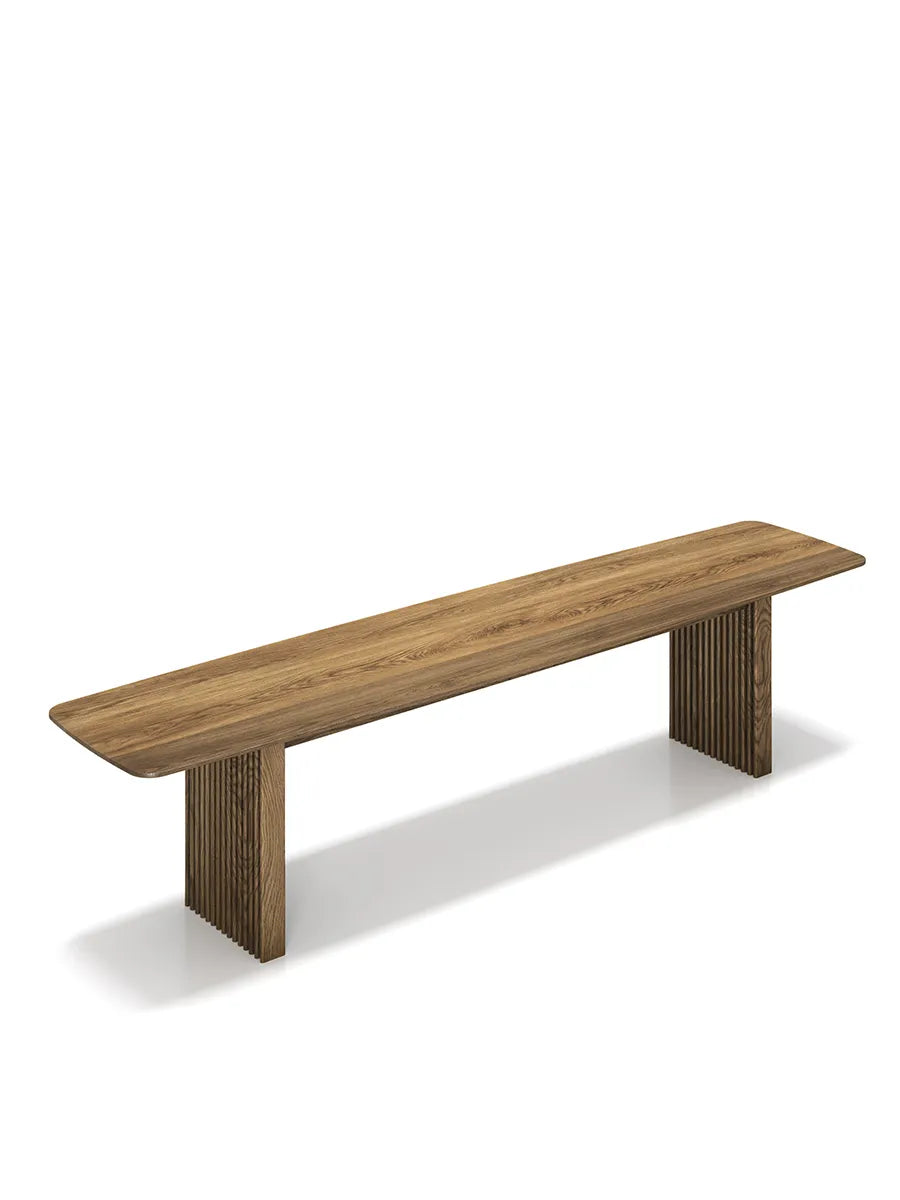 Ten Bench fra DK3 - L 200 cm / Røget eg - Jacobsen Plus