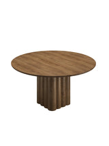 Plush Table Round fra DK3 - Valnød / Ø 140 cm - Jacobsen Plus